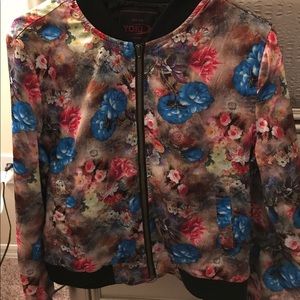 Flower print Jacket